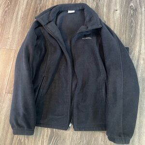Columbia  men’s size 2X black  Full Zip Fleece Coat Casual